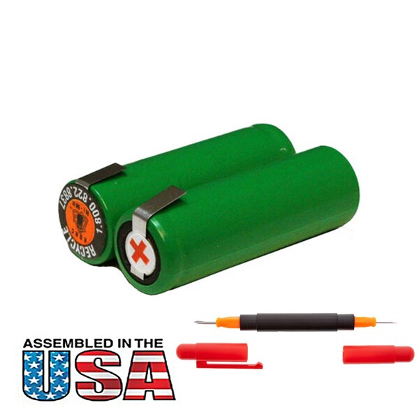 Exell Battery Razor Battery For Philips Norelco 965 Cordless Razors EBR